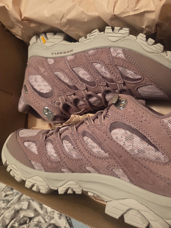 Merrell Shoes - Merrell Women's Rose Camo Suede And Mesh Hiking Sneakers Size 8m (Merrell MOAB.